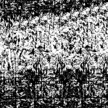 Çizik ve çiziklerle dolu siyah beyaz bir arka plan. Soyut vektör illüstrasyonu.