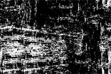 Çizik ve çiziklerle dolu siyah beyaz bir arka plan. Soyut vektör illüstrasyonu.