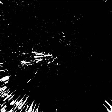 Çizik ve çiziklerle dolu siyah beyaz bir arka plan. Soyut vektör illüstrasyonu.