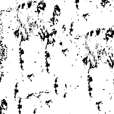 Çizik ve çiziklerle dolu siyah beyaz bir arka plan. Soyut vektör illüstrasyonu.