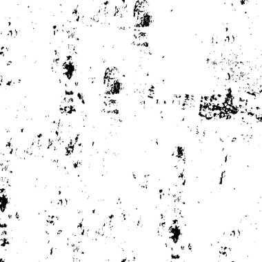 Çizik ve çiziklerle dolu siyah beyaz bir arka plan. Soyut vektör illüstrasyonu.