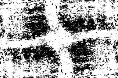 Çizik ve çiziklerle dolu siyah beyaz bir arka plan. Soyut vektör illüstrasyonu.