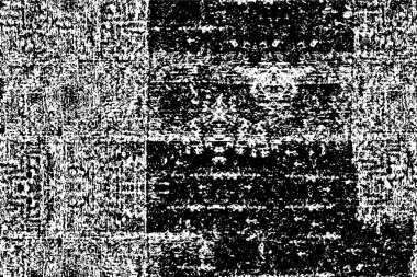 Çizik ve çiziklerle dolu siyah beyaz bir arka plan. Soyut vektör illüstrasyonu.