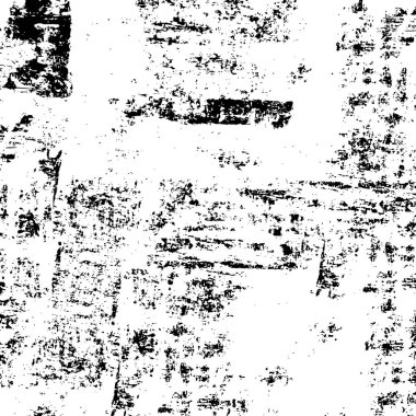 Çizik ve çiziklerle dolu siyah beyaz bir arka plan. Soyut vektör illüstrasyonu.