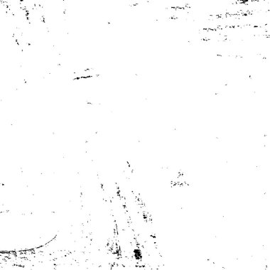 Grunge üst üste biniyor. Soyut siyah-beyaz vektör arkaplanı. Çatlak, leke ve noktalarda kirli desenli tek renkli klasik yüzey. Karanlık korku tarzında eski bir duvar.