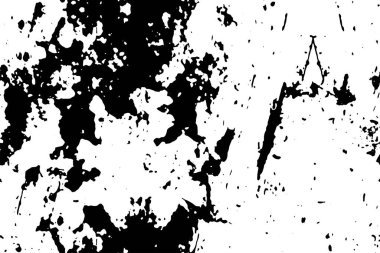 Grunge dokusu. Siyah ve beyaz dokular. vektör arkaplanı Tehlike arka planı. Kirli doku. Soyut yardım yüzeyi. Yüzey çizimi. vektör illüstrasyonu