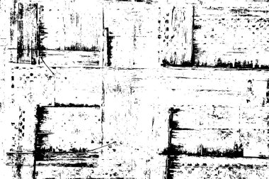 Soyut siyah beyaz monokrom grunge arka plan. Vektör illüstrasyonu   