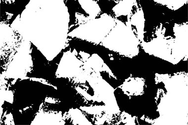 Soyut siyah beyaz monokrom grunge arka plan. Vektör illüstrasyonu   