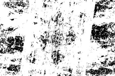 Soyut siyah beyaz monokrom grunge arka plan. Vektör illüstrasyonu   