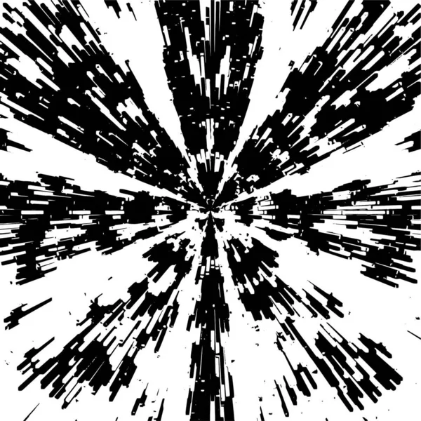 Чорно Білий Гранжевий Фон Абстрактний Феєрверк Векторна Ілюстрація — стоковий вектор