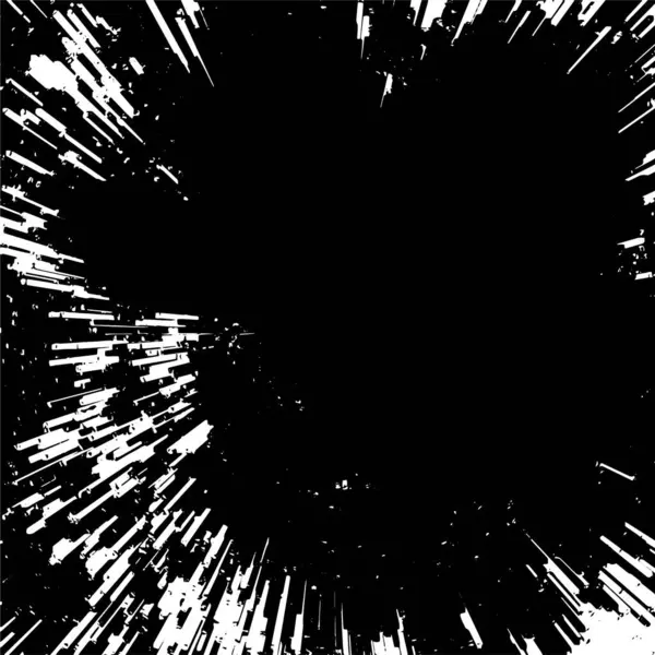 Fondo Grunge Blanco Negro Fuegos Artificiales Abstractos Ilustración Vectorial — Vector de stock