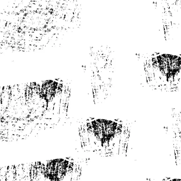 Abstracte Zwart Wit Monochrome Grunge Achtergrond Vectorillustratie — Stockvector