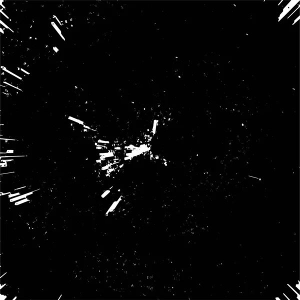 Black White Grunge Background Abstract Fireworks Vector Illustration — Stock Vector