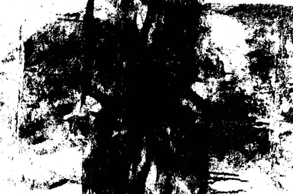 Abstrakter Schwarz Weißer Grunge Hintergrund Vektorillustration — Stockvektor