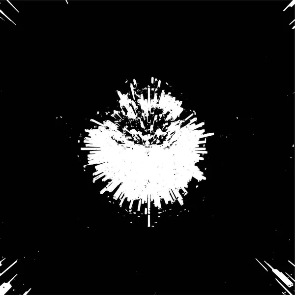 Abstraktní Černobílé Monochromatické Grunge Pozadí Vektorová Ilustrace — Stockový vektor