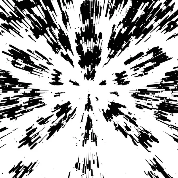 Ασπρόμαυρο Φόντο Grunge Αφηρημένα Πυροτεχνήματα Εικονογράφηση Διανύσματος — Διανυσματικό Αρχείο