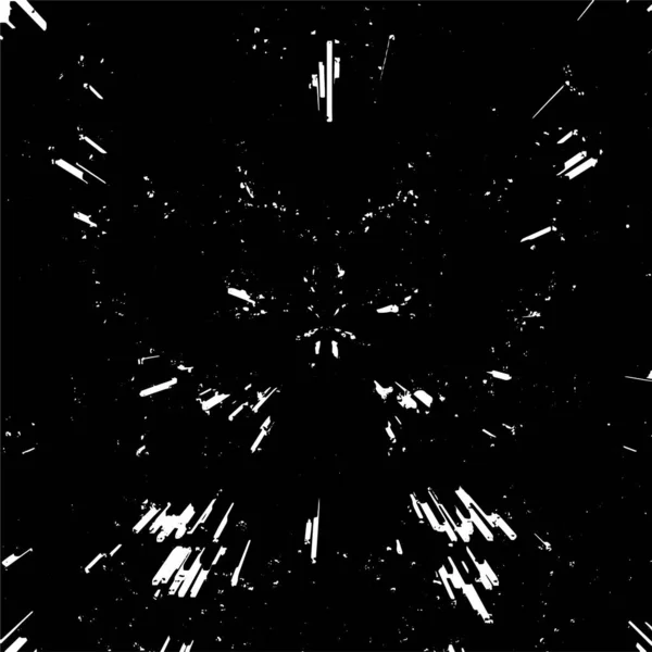 Schwarz Weiß Strukturierter Hintergrund Monochrome Textur Abstrakter Grunge Hintergrund — Stockvektor