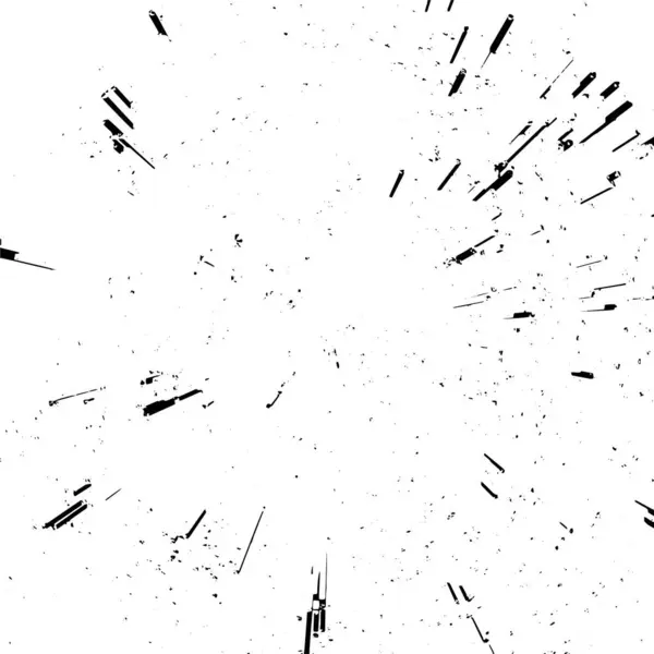 Zwart Wit Grunge Achtergrond Abstract Vuurwerk Vectorillustratie — Stockvector