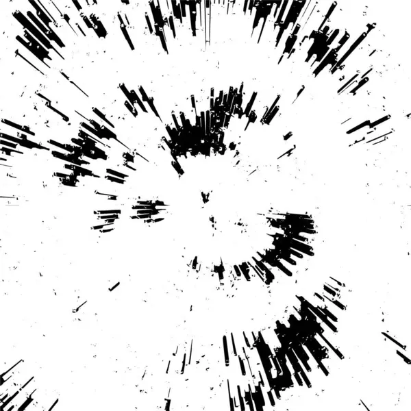 Sfondo Grunge Bianco Nero Con Linee Illustrazione Vettoriale Astratta — Vettoriale Stock