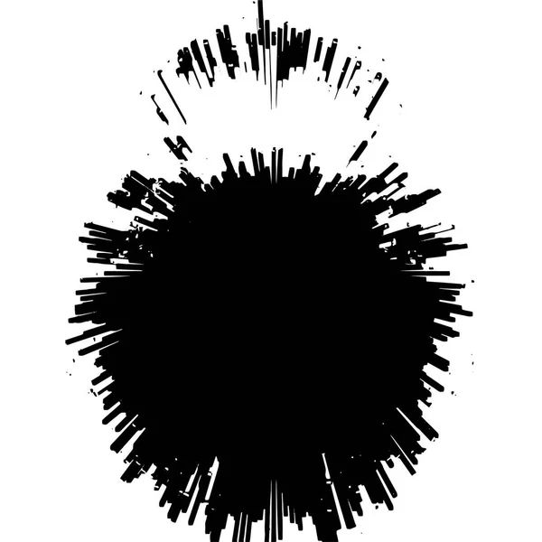 Sfondo Grunge Bianco Nero Con Linee Illustrazione Vettoriale Astratta — Vettoriale Stock