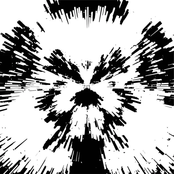Черный Белый Гранж Фон Линиями Абстрактная Векторная Иллюстрация — стоковый вектор