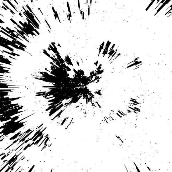 Fondo Grunge Blanco Negro Con Líneas Ilustración Vectorial Abstracta — Archivo Imágenes Vectoriales