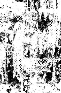 grunge desenli soyut siyah beyaz şablon