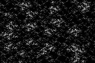 Soyut siyah beyaz illüzyon ve grunge deseni