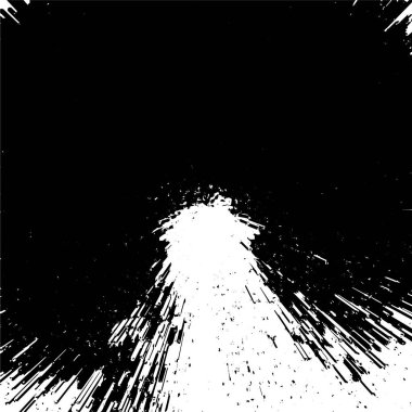 Soyut siyah-beyaz vektör arkaplanı. Tek renkli vintage yüzey. Koyu biçim tasarımı