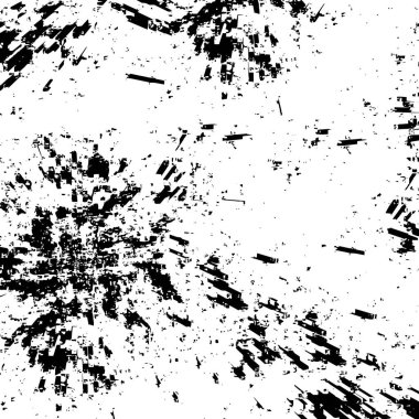 Soyut siyah-beyaz vektör arkaplanı. Tek renkli vintage yüzey. Koyu biçim tasarımı