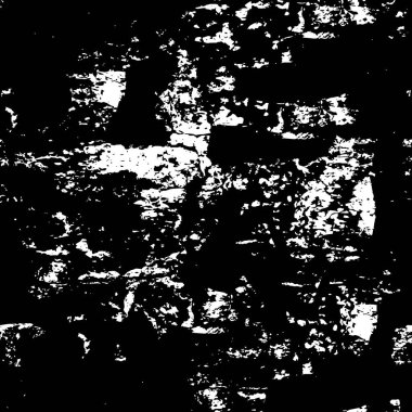 Soyut siyah-beyaz vektör arkaplanı. Tek renkli vintage yüzey. Koyu biçim tasarımı