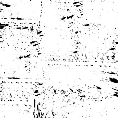 Soyut siyah-beyaz vektör arkaplanı. Tek renkli vintage yüzey. Koyu biçim tasarımı