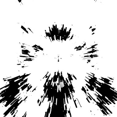 Çizgileri ile siyah ve beyaz grunge arkaplan, soyut vektör illüstrasyon 