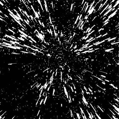 Çizgileri ile siyah ve beyaz grunge arkaplan, soyut vektör illüstrasyon 
