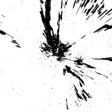 Çizgileri ile siyah ve beyaz grunge arkaplan, soyut vektör illüstrasyon 