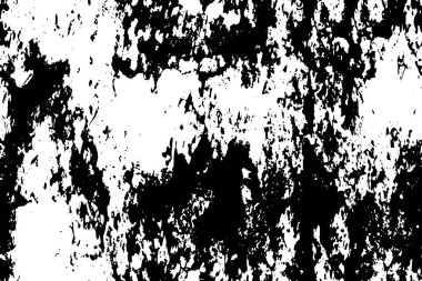 Monochrome abstract black and white vector background. Grunge overlay layer. 