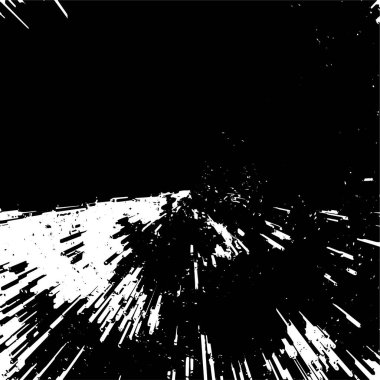 grunge desenli soyut monokrom çizimi