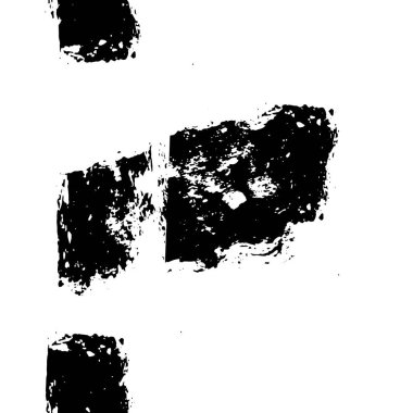 grunge desenli soyut siyah beyaz çizim