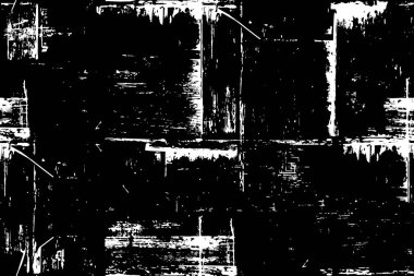 grunge desenli soyut siyah beyaz çizim