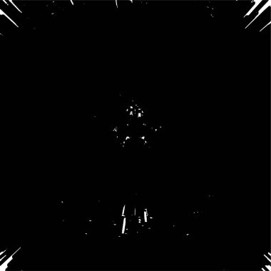 grunge desenli soyut siyah beyaz çizim