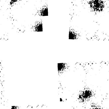 grunge desenli soyut siyah beyaz çizim