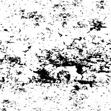  Soyut siyah ve beyaz monokrom dokusu. vektör arkaplanı Grunge kaplama tabakası. 