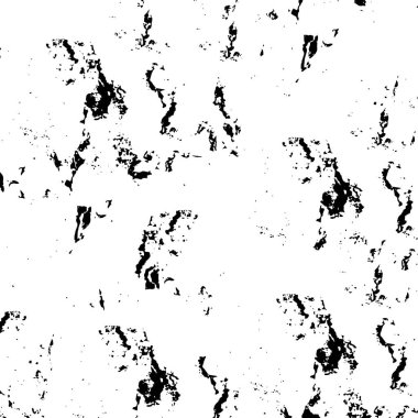  Soyut siyah ve beyaz monokrom dokusu. vektör arkaplanı Grunge kaplama tabakası. 