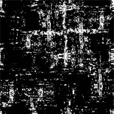  Soyut siyah ve beyaz monokrom dokusu. vektör arkaplanı Grunge kaplama tabakası. 