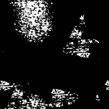  Soyut siyah ve beyaz monokrom dokusu. vektör arkaplanı Grunge kaplama tabakası. 