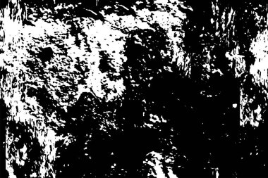  Soyut siyah-beyaz monokrom vektör arkaplanı. Grunge kaplama tabakası. 