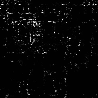 Grunge üst üste biniyor. Soyut siyah-beyaz vektör arkaplanı. Tek renkli vintage yüzey. Koyu renk tasarımlı eski duvar