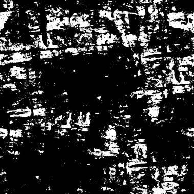 Sert siyah-beyaz dokular. Grunge 'un geçmişi. Soyut doku etkisi. Vektör İllüstrasyonu.