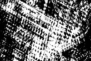 Sert siyah-beyaz dokular. Grunge 'un geçmişi. Soyut doku etkisi. Vektör İllüstrasyonu.