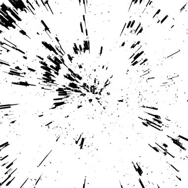 siyah ve beyaz çizilmiş grunge arkaplan, soyut vektör çizimi 